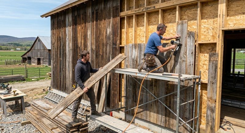 Barn Siding Installation in Peachtree City, GA
