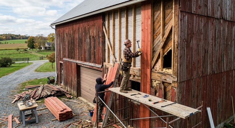 Barn Siding Replacement in Jonesboro, GA