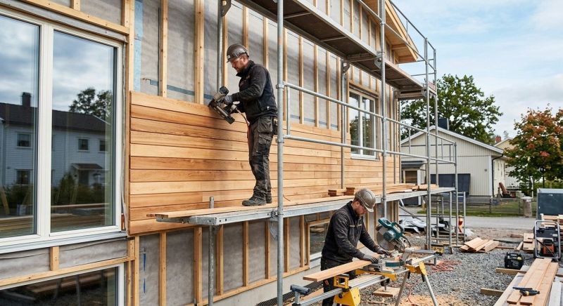 Cedar Cladding Installation in Jonesboro, GA