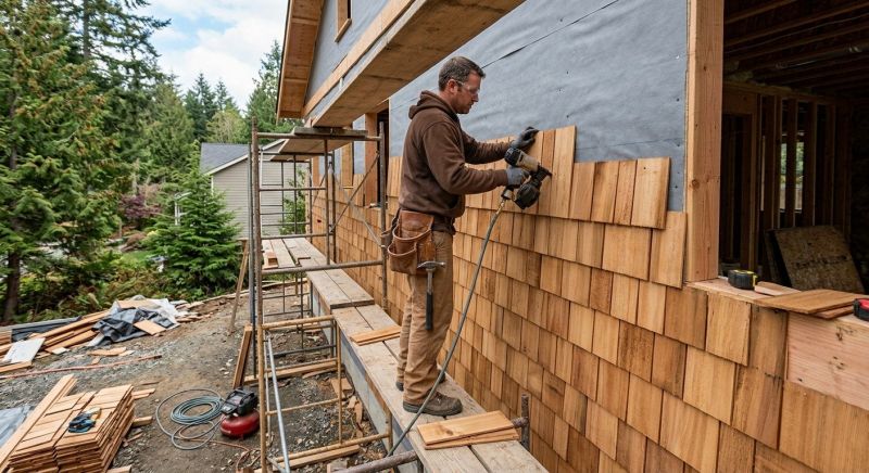 Cedar Siding Installation in Lovejoy, GA
