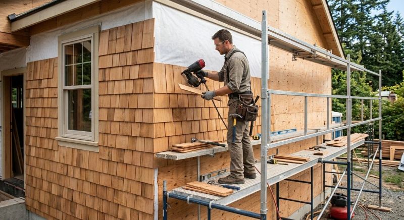 Cedar Siding Installation in Sharpsburg, GA