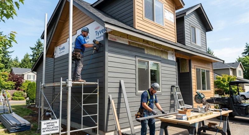Composite Siding Installation in Brooks, GA