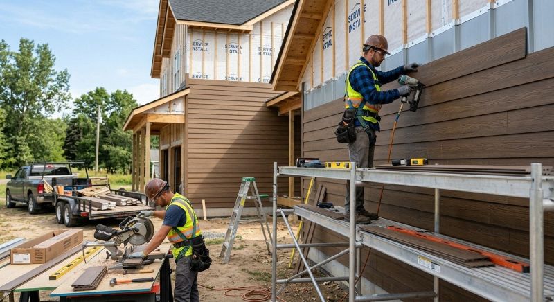 Composite Siding Installation in Brooks, GA
