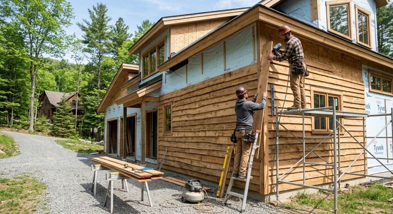 Faux Wood Siding Installation in Conyers, GA