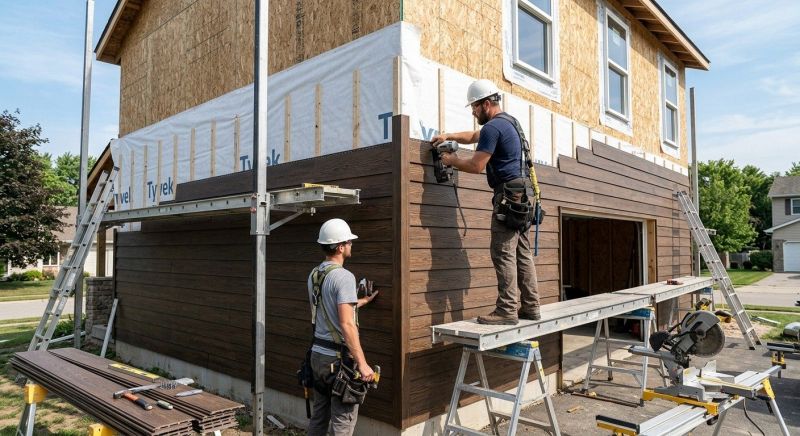 Faux Wood Siding Installation in Jonesboro, GA