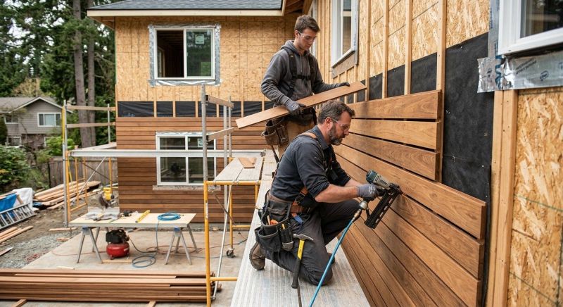 Hardwood Siding Installation in Fayetteville, GA