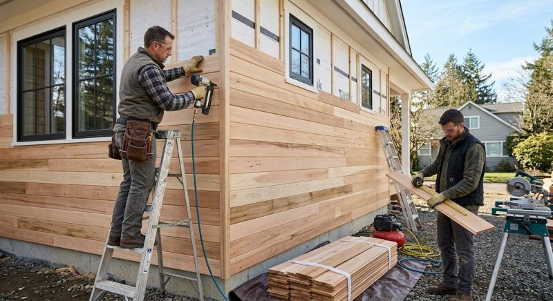 Hardwood Siding Installation in Peachtree City, GA