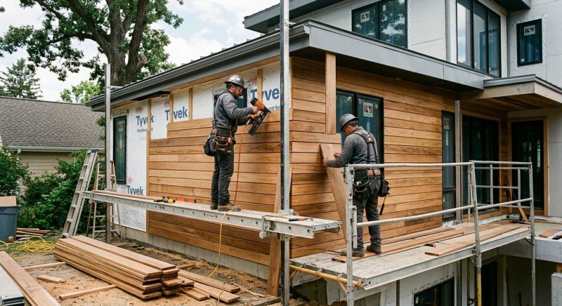 Hardwood Siding Installation in Tyrone, GA