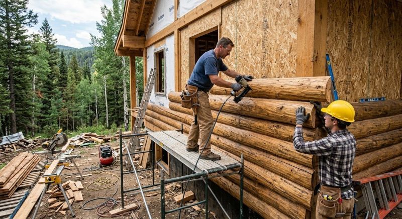 Log Home Siding Installation in Jonesboro, GA