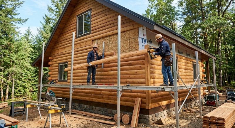 Log Siding Installation in Fayette County, GA