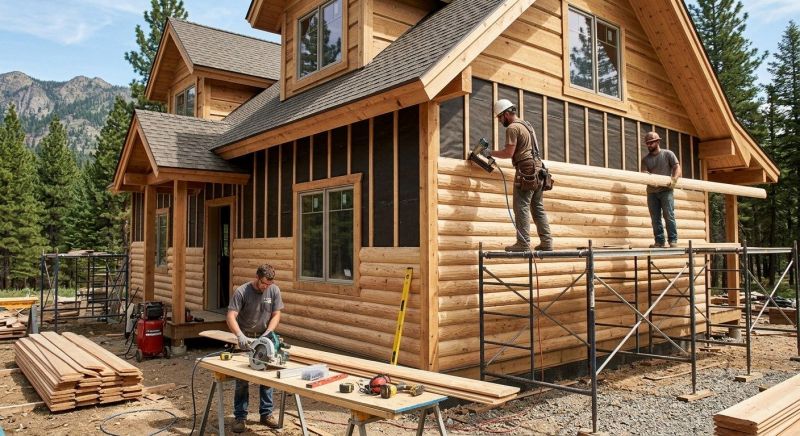 Log Siding Installation in Griffin, GA