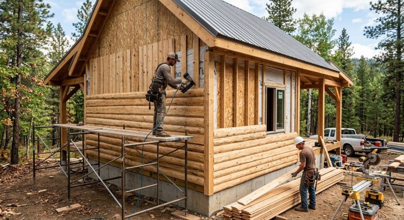 Log Siding Installation in Stockbridge, GA