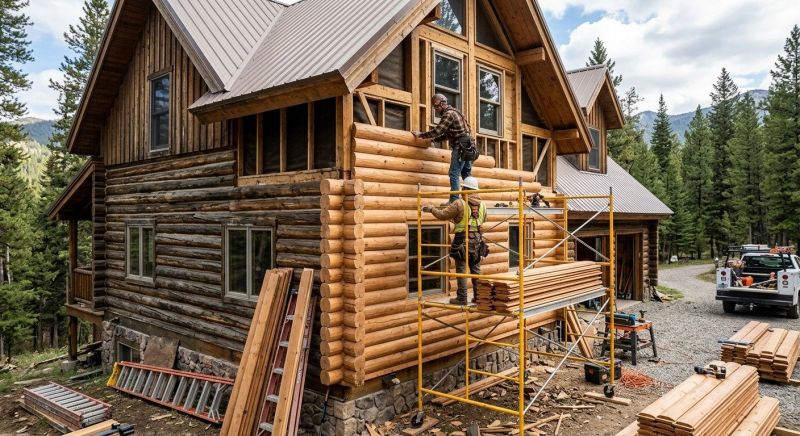 Log Siding Installation in Tyrone, GA