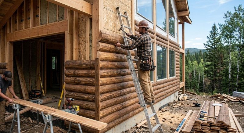 Log Siding Installation in Williamson, GA