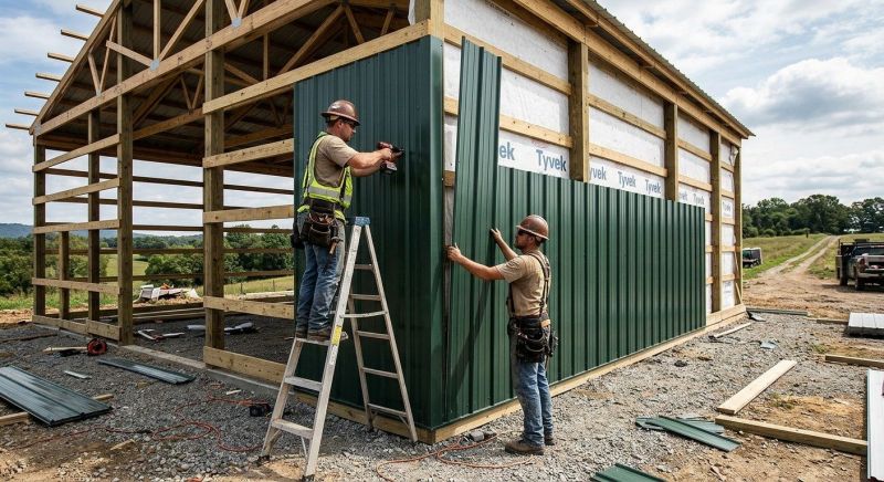 Metal Barn Siding Installation in Jonesboro, GA