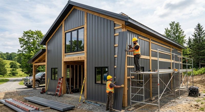 Metal Barn Siding Installation in Jonesboro, GA