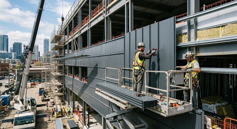 Steel Cladding Installation in Jonesboro, GA