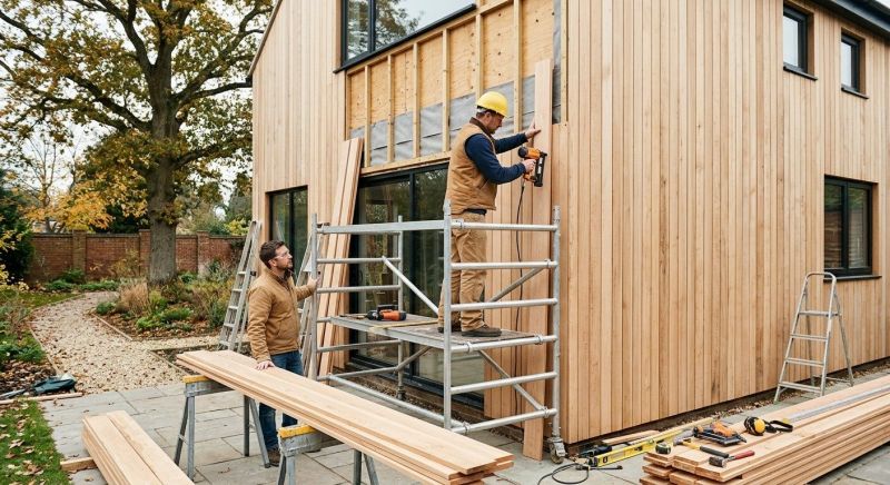 Wood Cladding Installation in Fairburn, GA