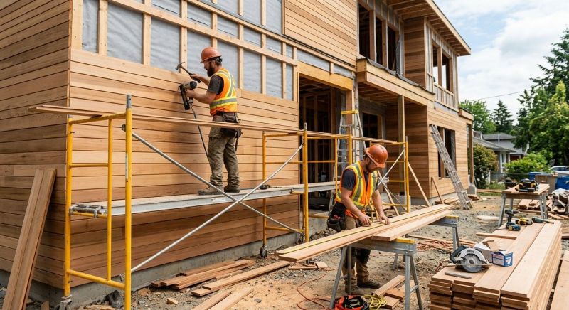 Wood Cladding Installation in Lithonia, GA