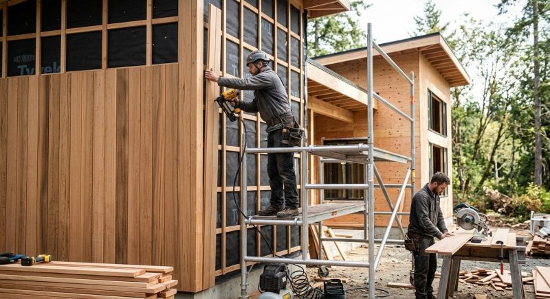 Wood Cladding Installation in Union City, GA