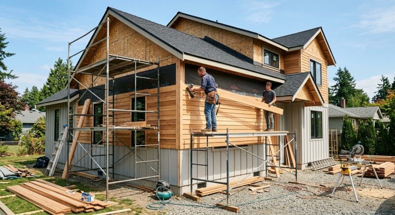 Wood Siding Installation in Fayetteville, GA